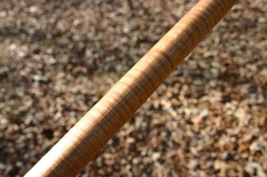 flamed hickory bo staff