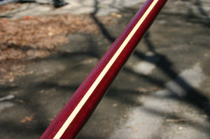 Laminated Purpleheart hickory hanbo staff
