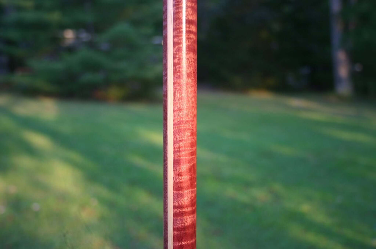 Exotic Flamed Purpleheart/Hickory Bo Staffs. Rare