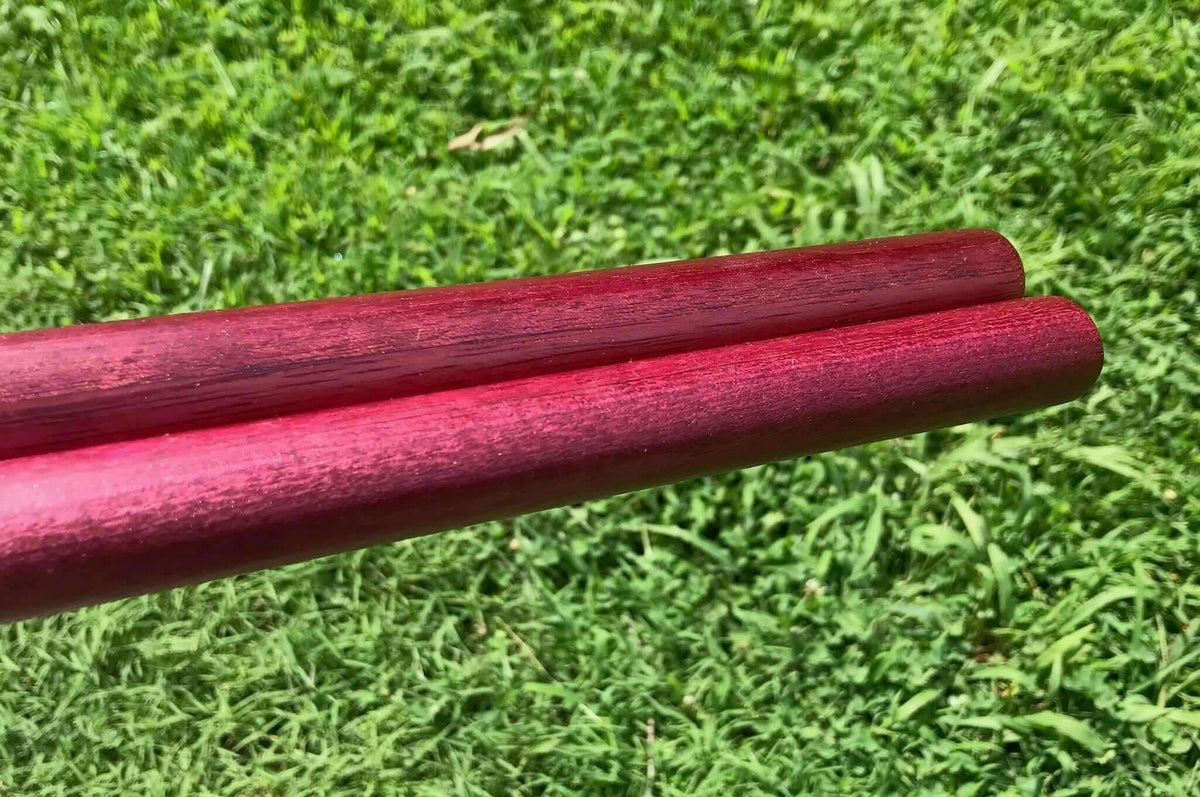 Purpleheart Tanbo Pair 1" Escrima Sticks All sizes.