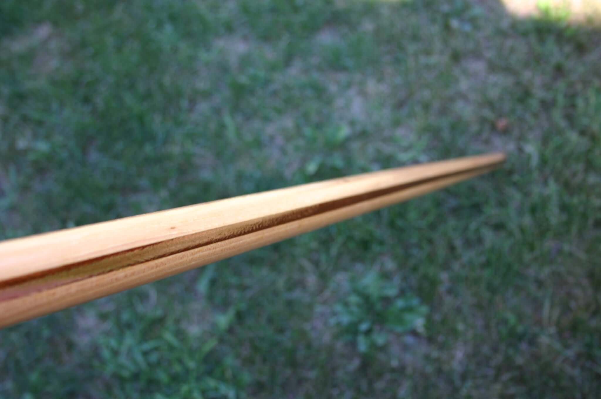 Deluxe Bo Staff 1" Untapered 60"-72" Hickory Ipe Laminated for Martial Arts Karate Hiking