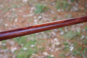 Red Staff made with Bubinga for karate Bo Staff
