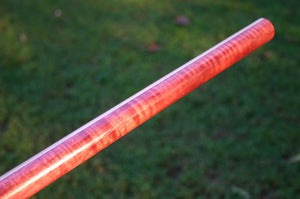 Curly Purpleheart Wooden Bo Staff for Martia Arts