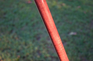 Exotic Beautiful Curly Purpleheart Wooden Staff Dowel Round for Kobudo