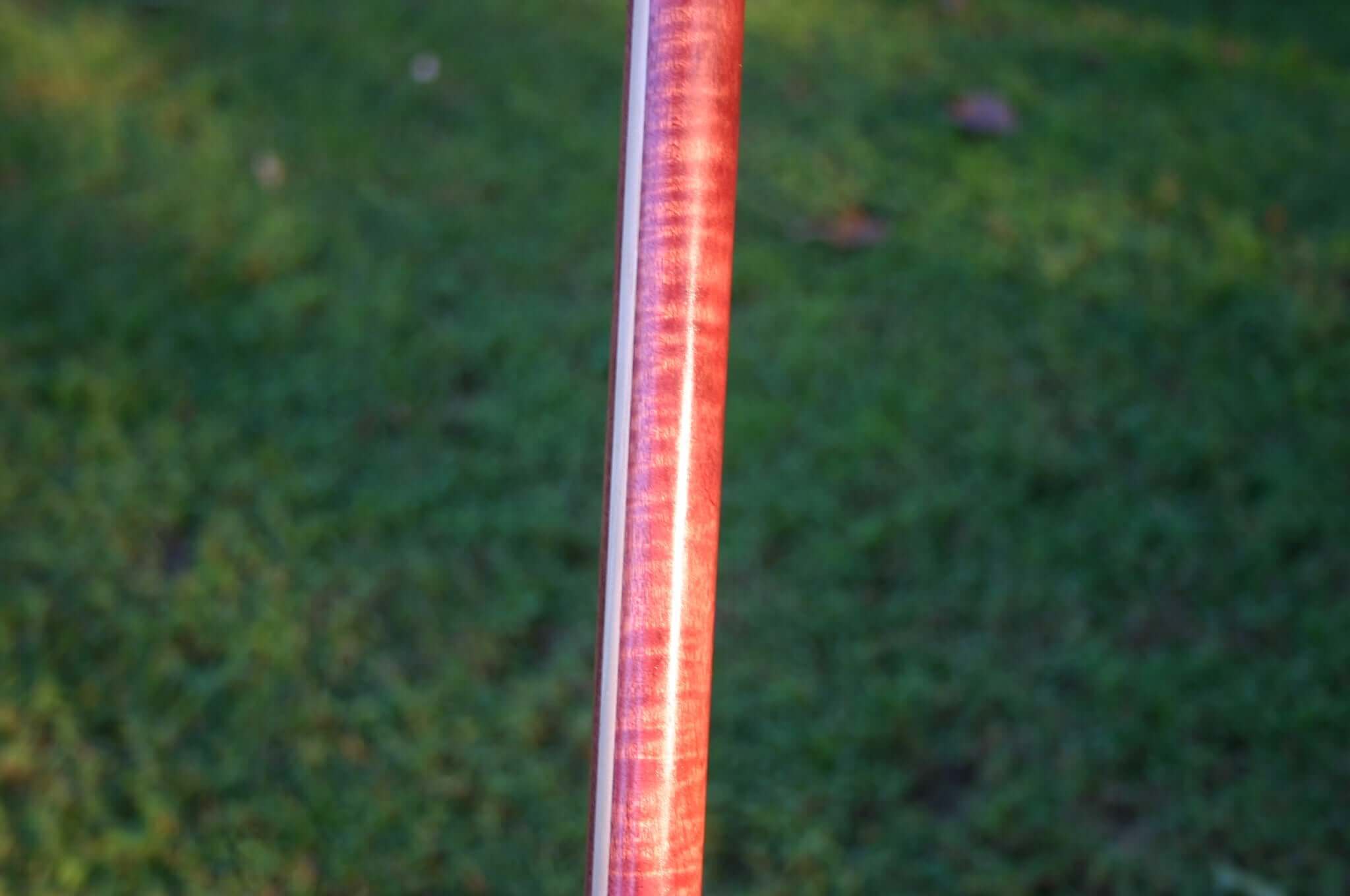 Exotic Flamed purpleheart Hickory hanbo staff