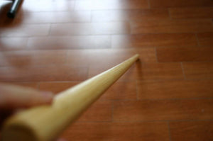 workout bo staff solid hickory for martial arts or spinning