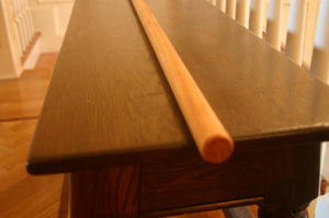 Scrapwood Martial Arts Jo Staff for karate made from Hickory hardwood