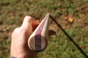 Deluxe Hickory Purpleheart Laminated Bo Staff 74 5/8"