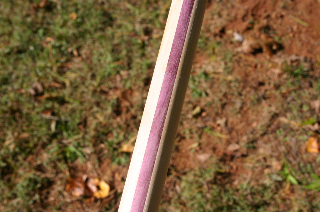 Deluxe Hickory Purpleheart Laminated Bo Staff 74 5/8"