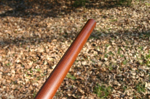 short staff half staff made from ipe wood Brazilian walnut
