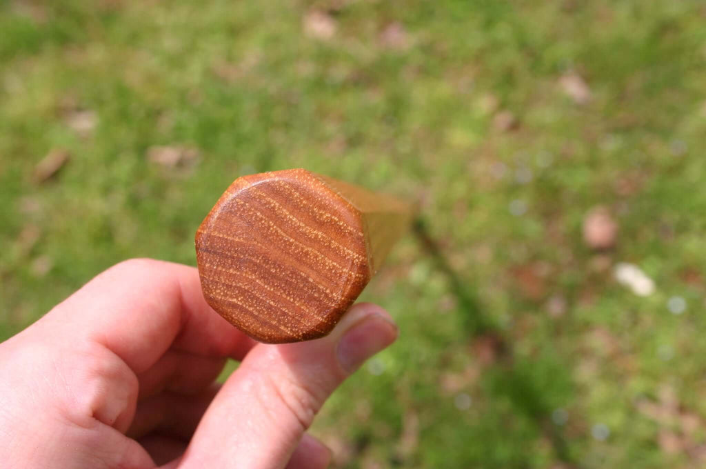 octagonal martial arts or hiking hickory bo staff