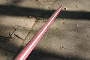Exotic Purpleheart Hickory Laminated Bo Staff 1,1/4" 60-72" Hardwood