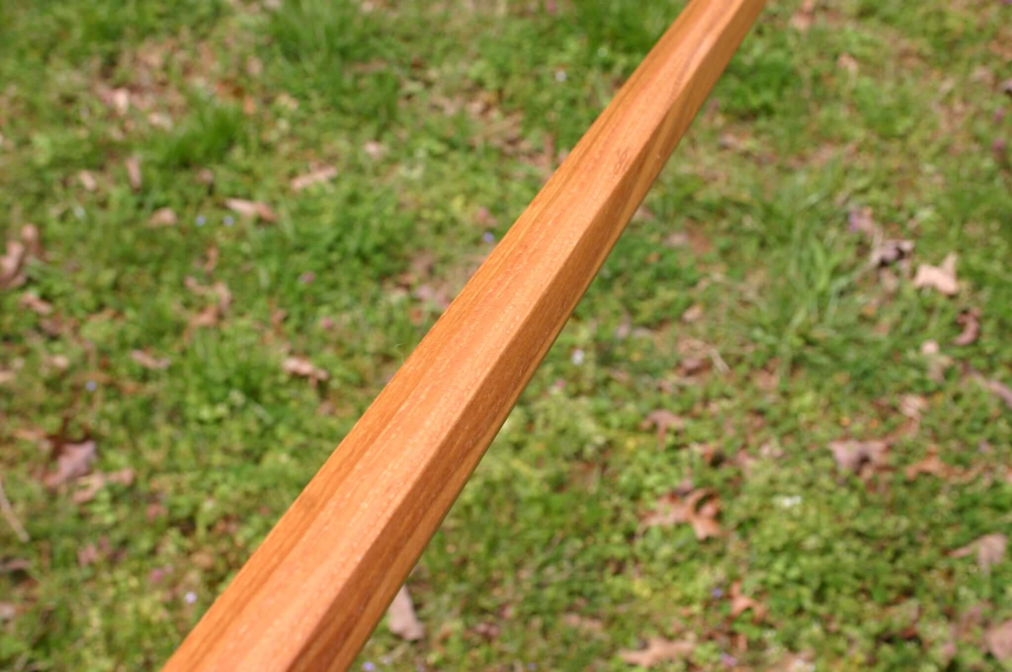 shagbark octagonal hickory quarter staff for martial arts