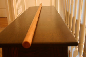 Hickory Jo Staff,  1" thick, 48"-54" Handmade Hardwood.