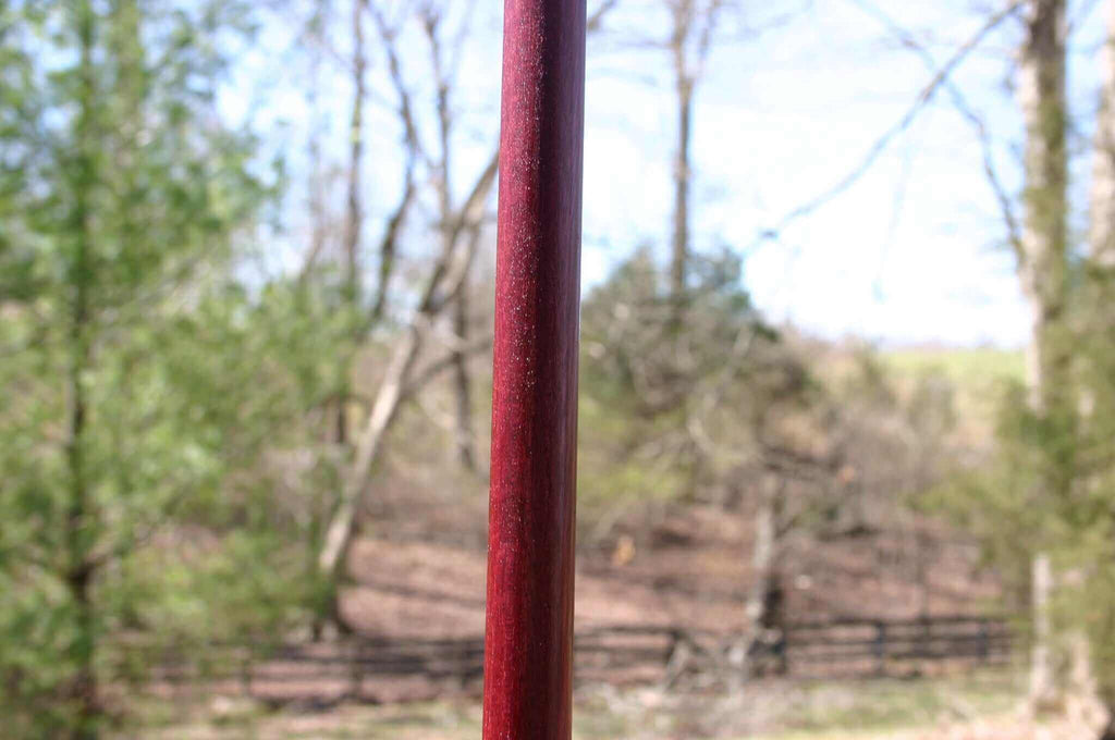 Purpleheart Bo staff tapered Karate
