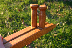 hand made solid tonfa for karate training