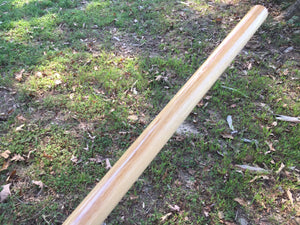 Sapwood and Heartwood hickory Quarterstaff for karate 