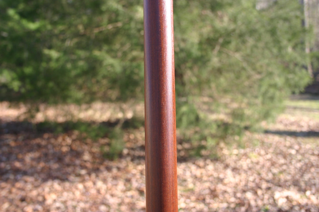 short staff for martial arts made from solid 1.25 diameter ipe wood