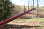Handmade Purpleheart tapered bo staff for karate martial arts