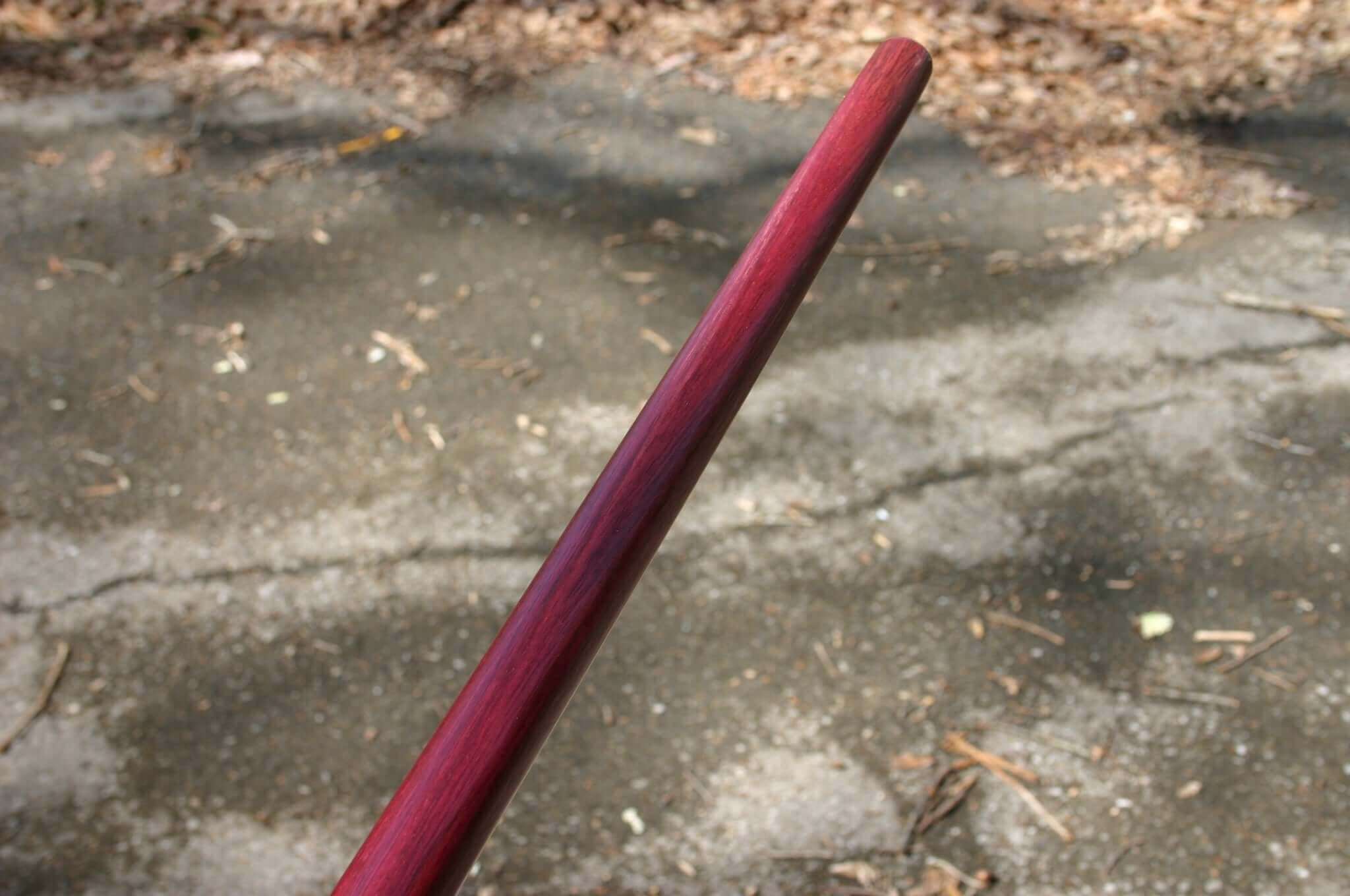 Purpleheart Hanbo Staff 36" length 1" thickness. Lightweight