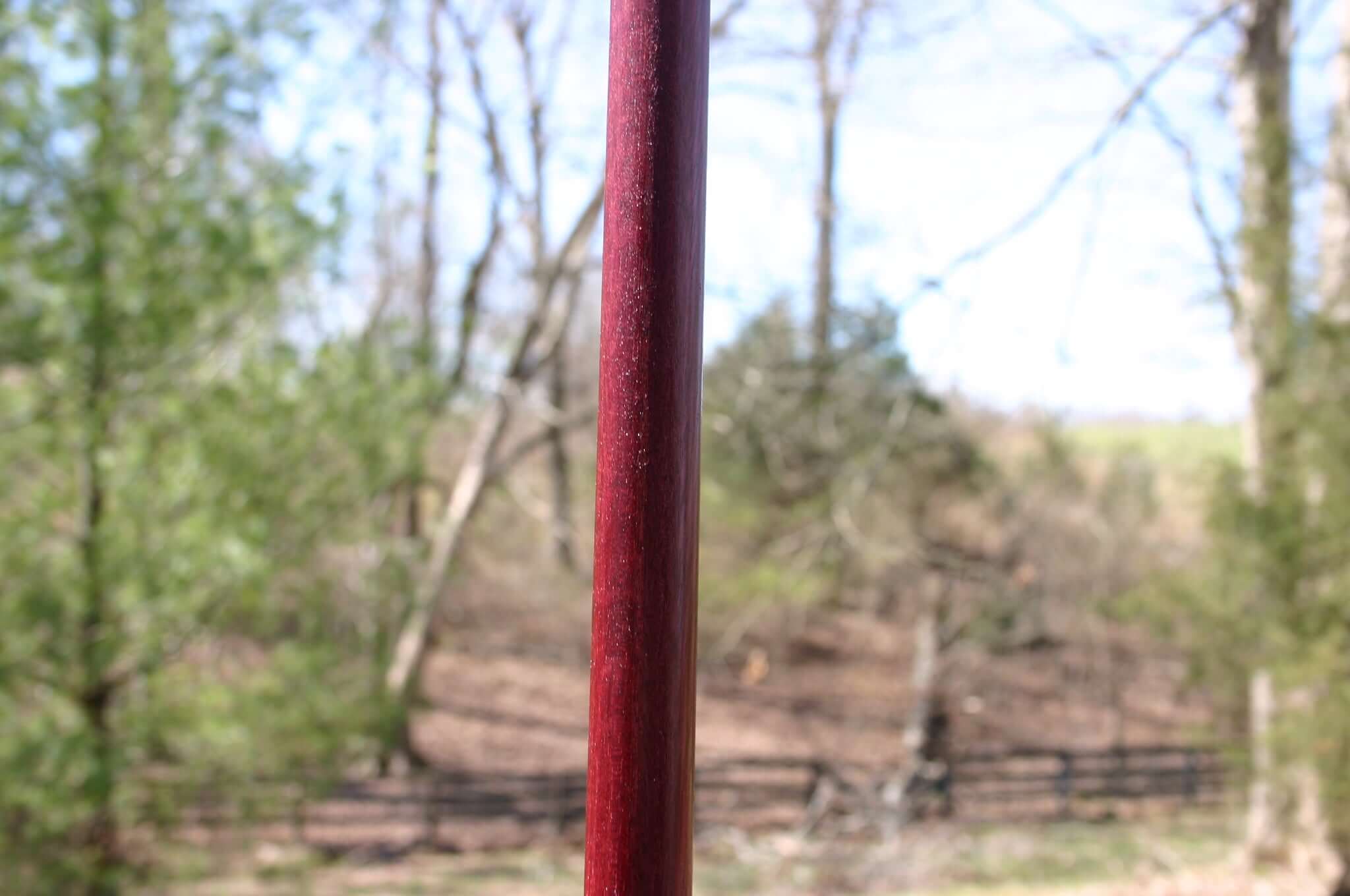 Purpleheart Jo Staff 48"-54" length 1" 1,1/8" 1,1/4" thickness