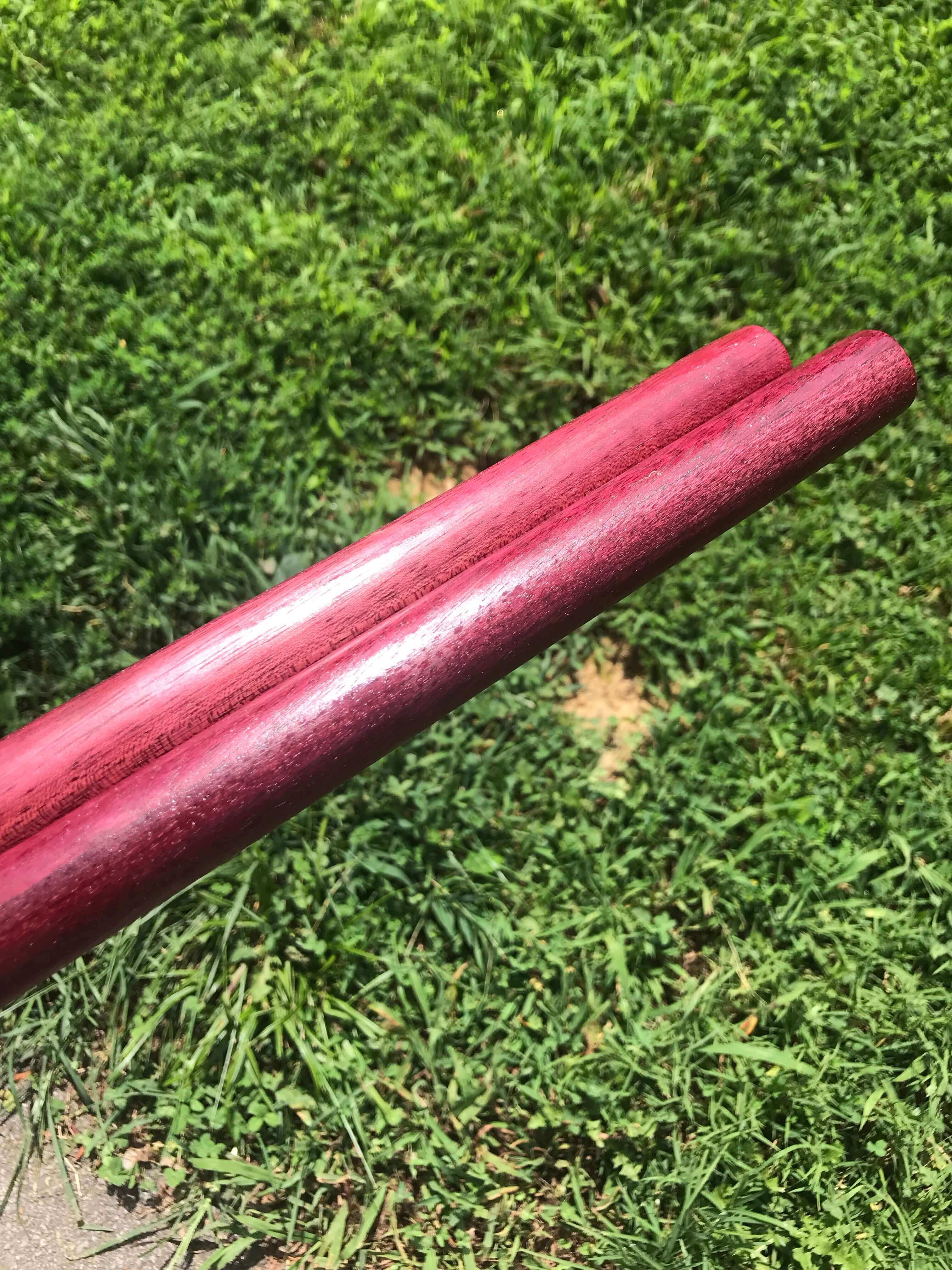 A Pair Of Tanbo Sticks made out of PurpleHeart.