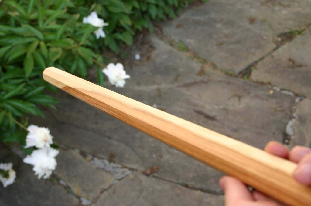 Octagonal Hickory Hanbo Staff 1" 36" Solid Hardwood