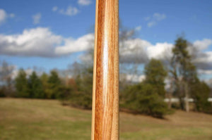 Calico Hickory Sapwood Heartwood Staff. For Aikido or Karate Martial Arts