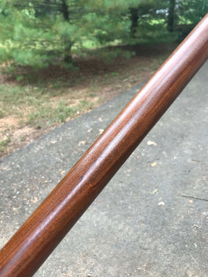 Ipe Deck Railing. Exotic Wood. Handmade Hardwood. For outdoor use. 1.5 inches diameter. 3-7 Foot options