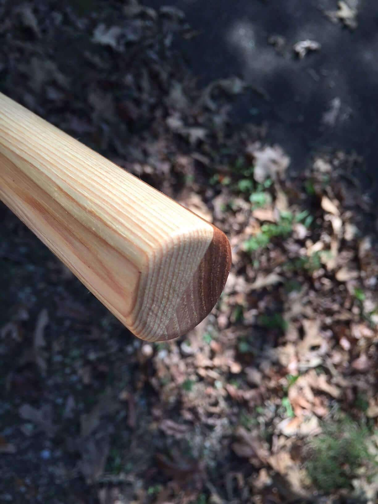 Extra heavy hanbo staff bo staff jo staff rounded edges. Heavy for martial arts use karate strength training muscle building