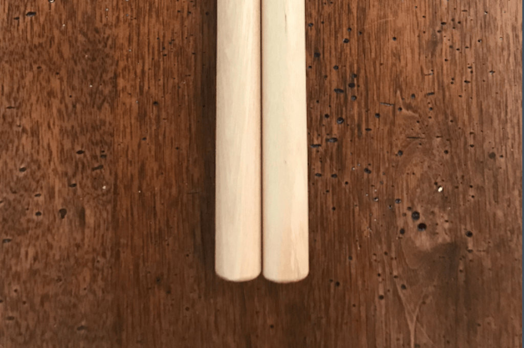 Taiko Bachi Hickory Sticks. 16-21"x 1" Japanese Drum sticks