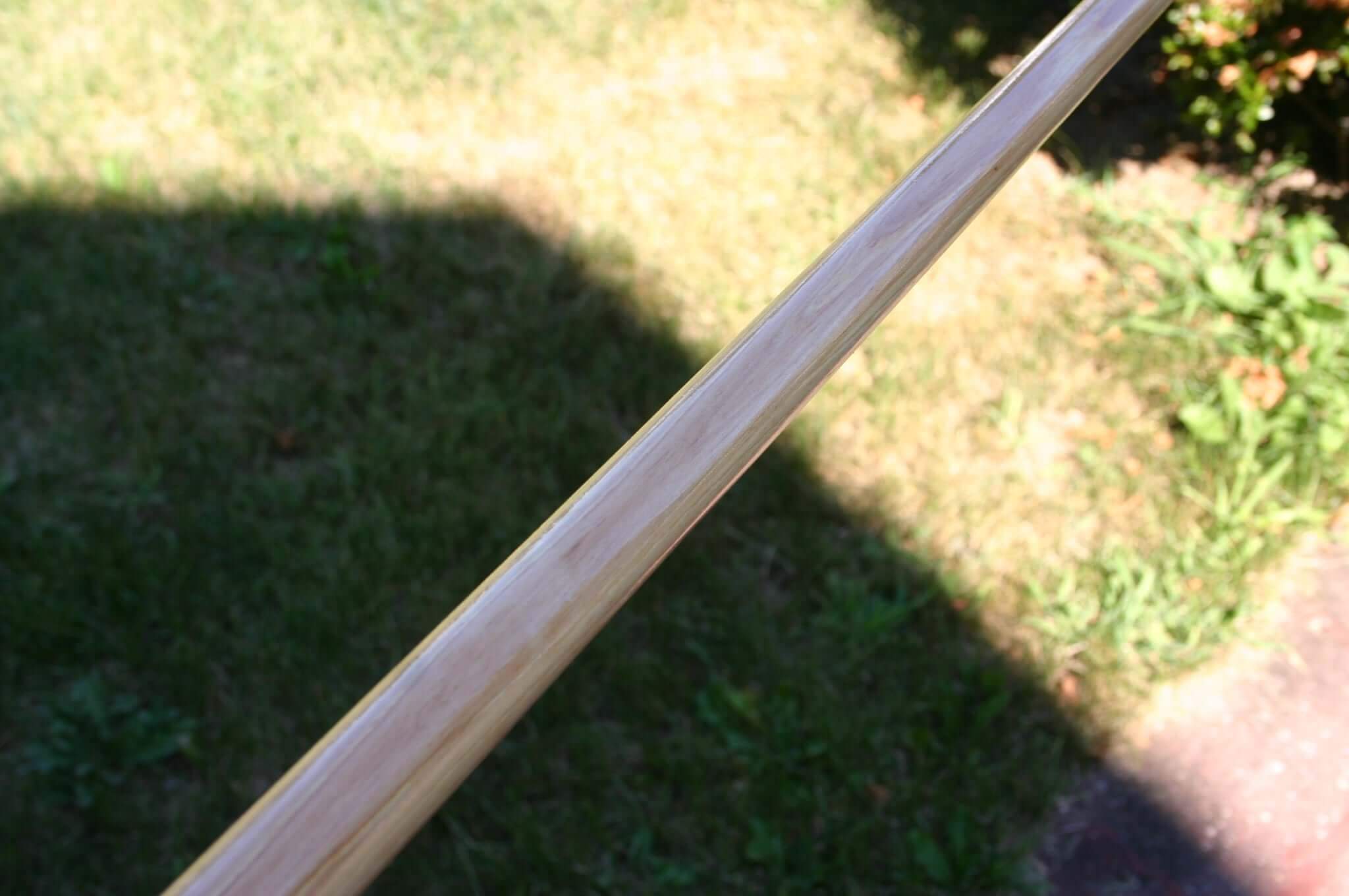 Solid Hickory tapered untapered karate bo staff for contact martial arts training dojo use