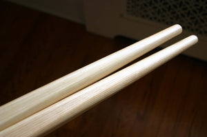 Tapered ni-tanbo nitanbo tanbo staff pair, high quality kali sticks for escrima martial arts. Filipino fight style. Solid hickory. 28" square handle. 