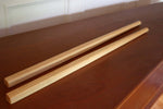 Tapered ni-tanbo nitanbo tanbo staff pair, high quality kali sticks for escrima martial arts. Filipino fight style. Solid hickory. 28" square handle. 