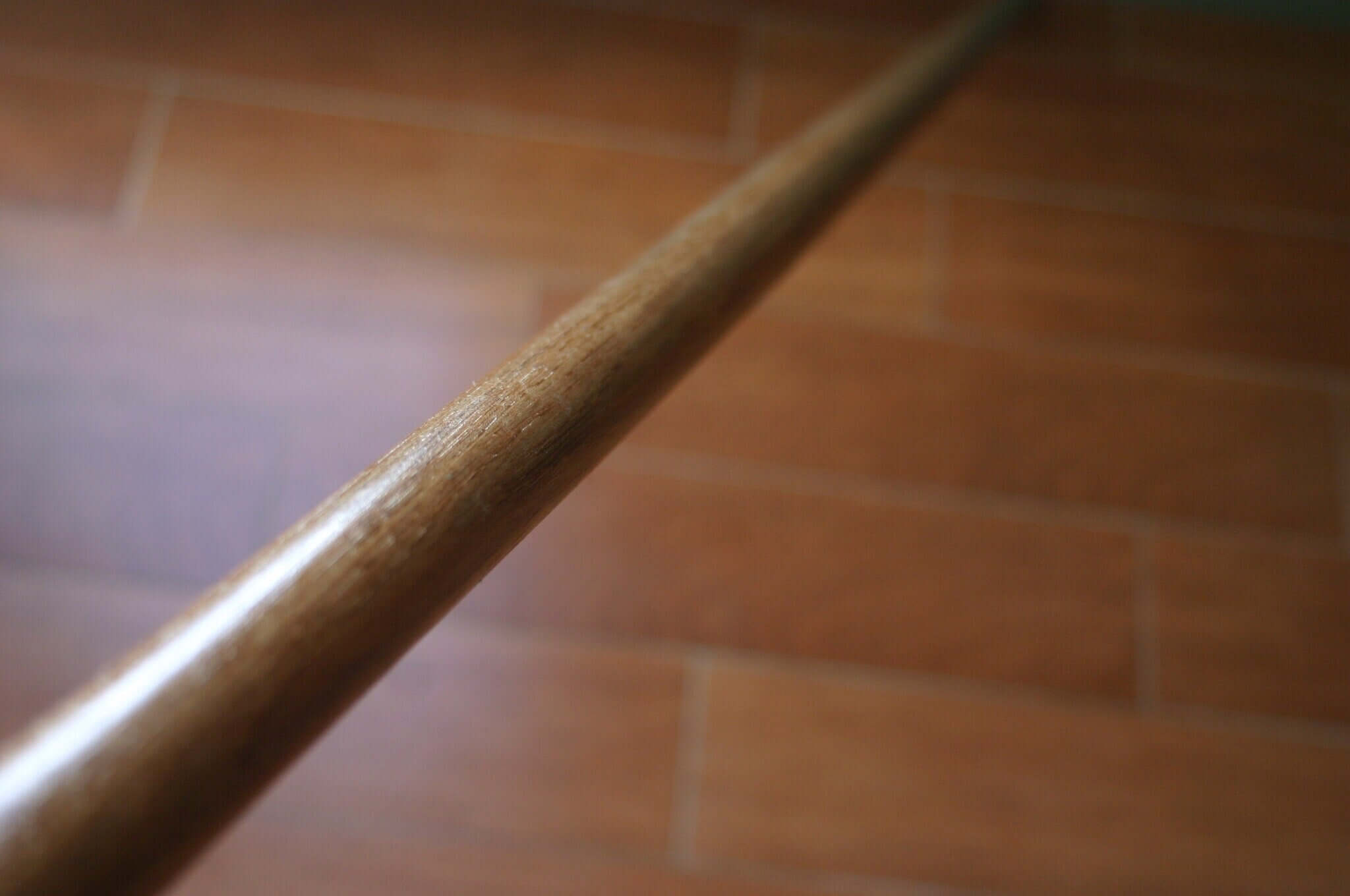 Hickory 60" Bo Staff. 1" diameter Handcrafted. Solid Hardwood. Long Jo staff For Martial Arts/Hiking