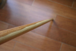 Hickory 60" Bo Staff. 1" diameter Handcrafted. Solid Hardwood. Long Jo staff For Martial Arts/Hiking