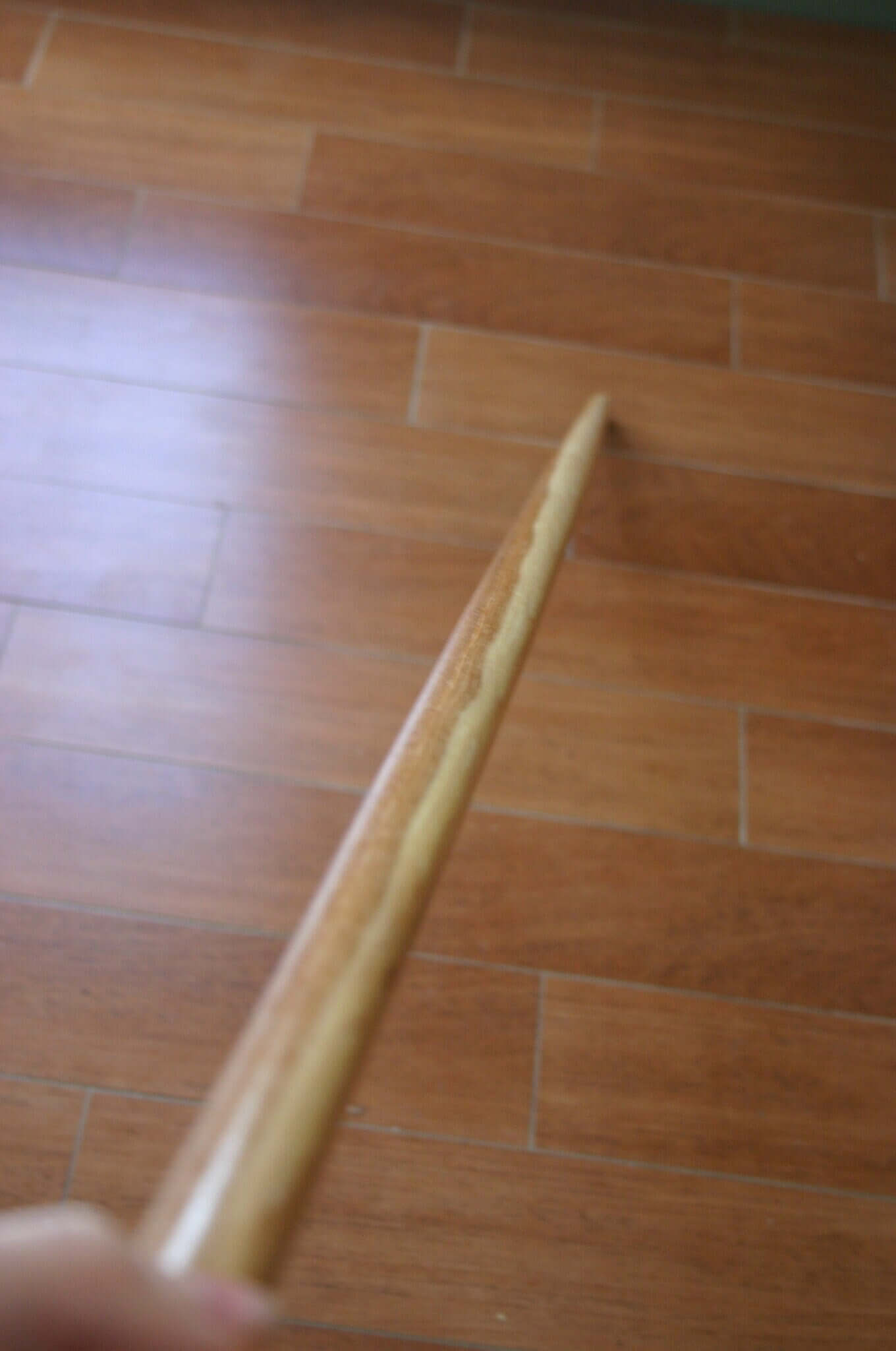 Hickory 60" Bo Staff. 1" diameter Handcrafted. Solid Hardwood. Long Jo staff For Martial Arts/Hiking