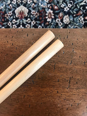 Taiko Bachi Hickory Sticks. 16-21"x 1" Japanese Drum sticks