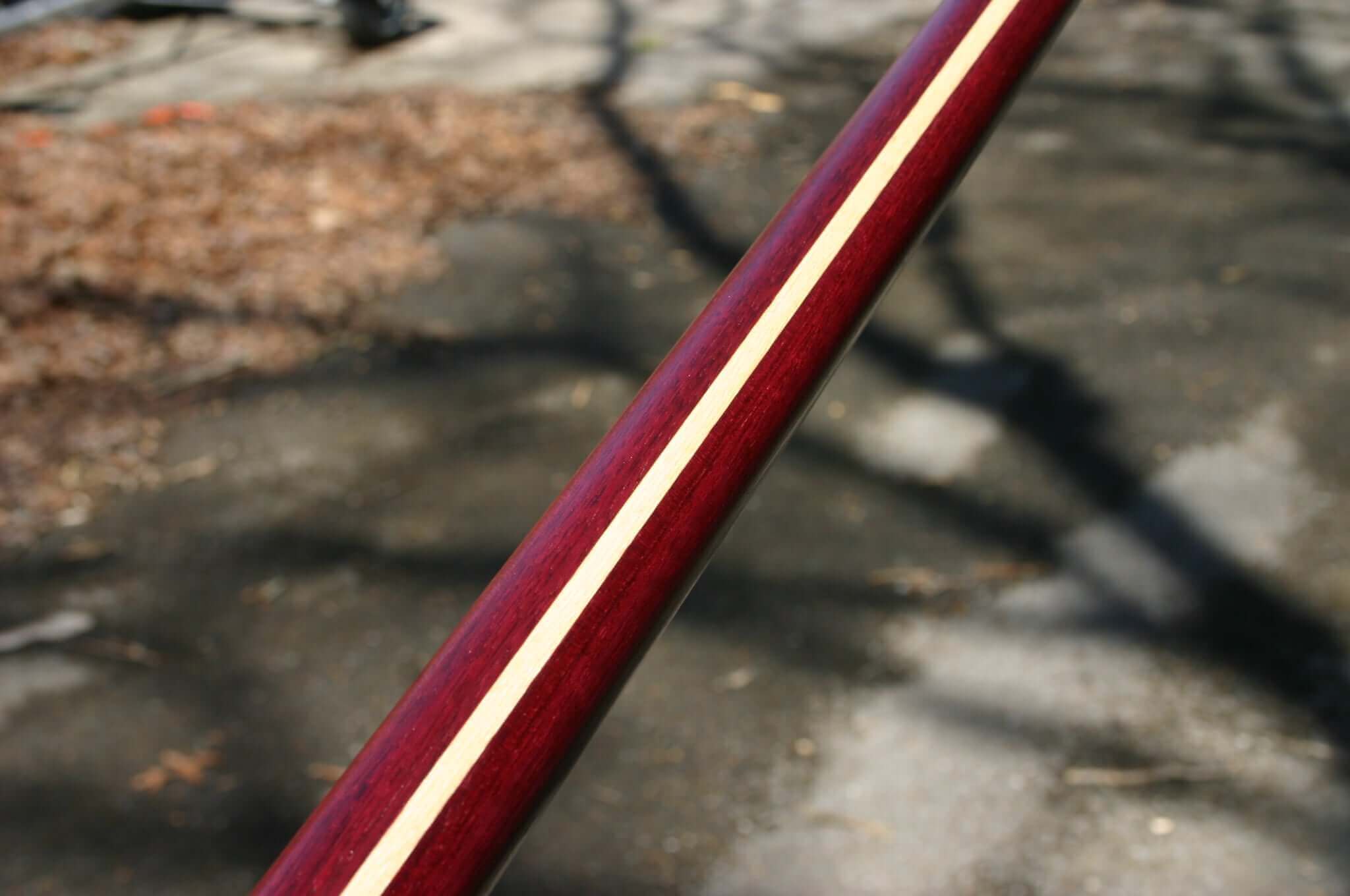 Purpleheart is an upgrade to rattan staffs for karate